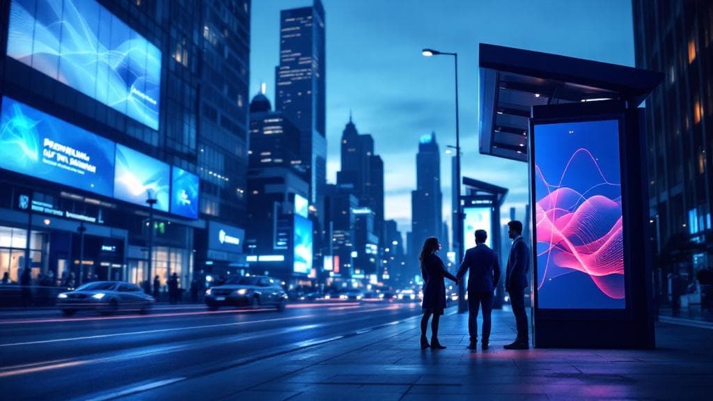 DOOH screens displaying verified real-time inventory